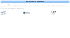 Desktop Screenshot of lists.sakuracon.org